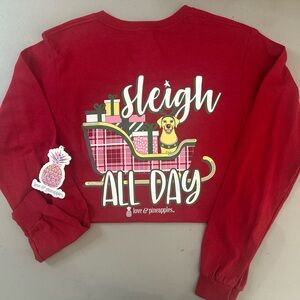 Christmas long sleeve “Sleigh the Day” by Love & Pineapples